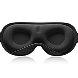 2022 Schlafmaske für Herren & Frauen, Umisleep 3D gewichtete Augenmaske Schlafmaske, 100% Lichtblockierende Schlafbrille für Migräne und Kopfschmerzen, Augenringe und Trockenes Auge, 120 g Augenbinde