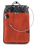 Pacsafe Travelsafe 5L - Mobiler Safe mit TSA-Zahlen Schloß, Trage-Tasche mit Anti-Diebstahl Technologie, 5 Liter Volumen, Orange/Orange