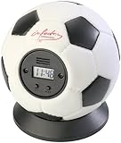 infactory Wecker zum Werfen: Wurfwecker Fußball (Fun Wecker, Ballwecker, Mitbringsel)