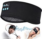 Schlafkopfhörer Bluetooth Geschenke für Frauen/Männer - Schlaf Kopfhörer Vatertagsgeschenk Personalisiert Sleepphones mit Ultradünnen HD Stereo Lautsprecher, Super Weich SchlafKopfhörer für Schlaf