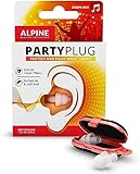 Alpine PartyPlug Gehörschutz Ohrstöpsel für Party, Musik, festivals, Disco und Konzerte sicher genießen - Hohe Musikqualität + Schlüsselanhänger - Hypoallergenes - Wiederverwendbar - Transparent